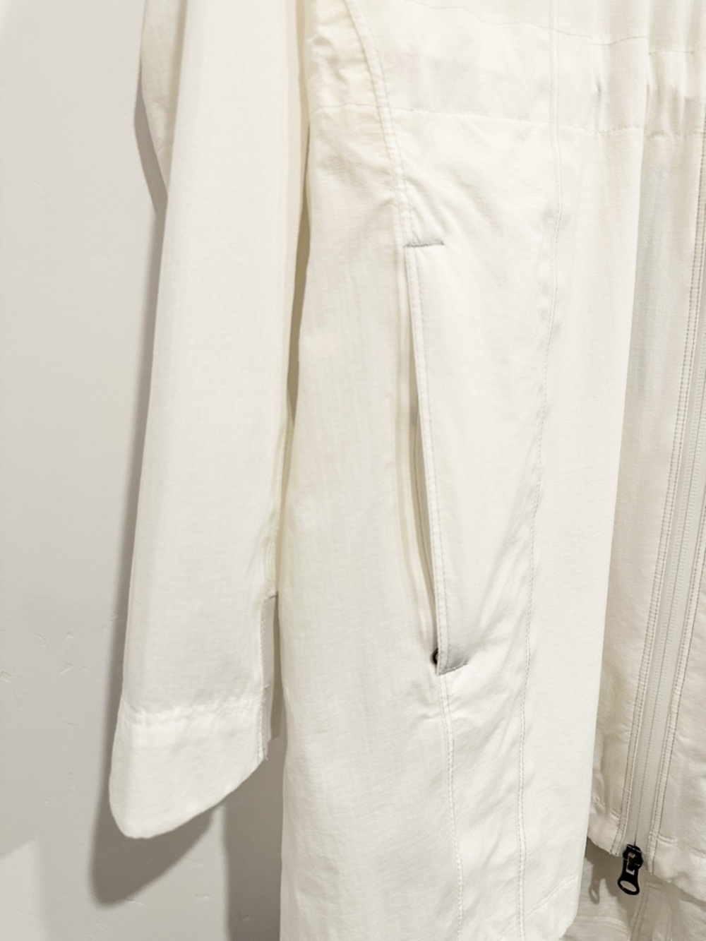 Kuhl Jetstream Trench Coat in White Size Medium - Picture 8 of 16